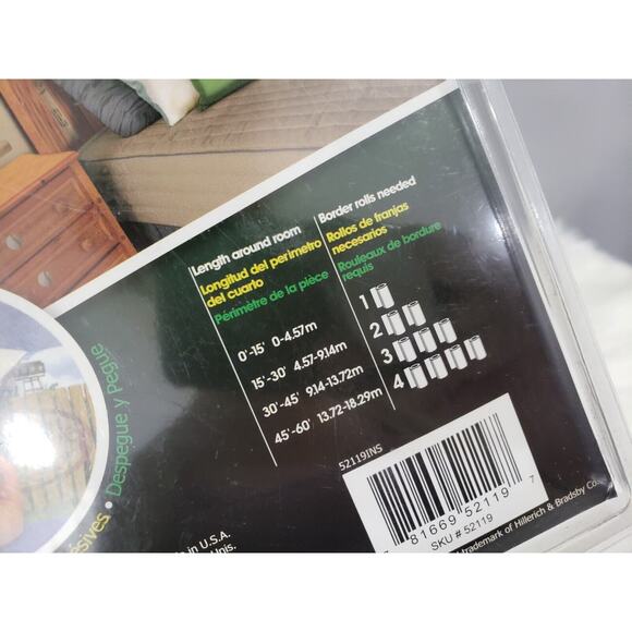 Louisville Slugger Adhesive Removable Wall Paper Baseball Nursery Boy Room Decor - Picture 7 of 8